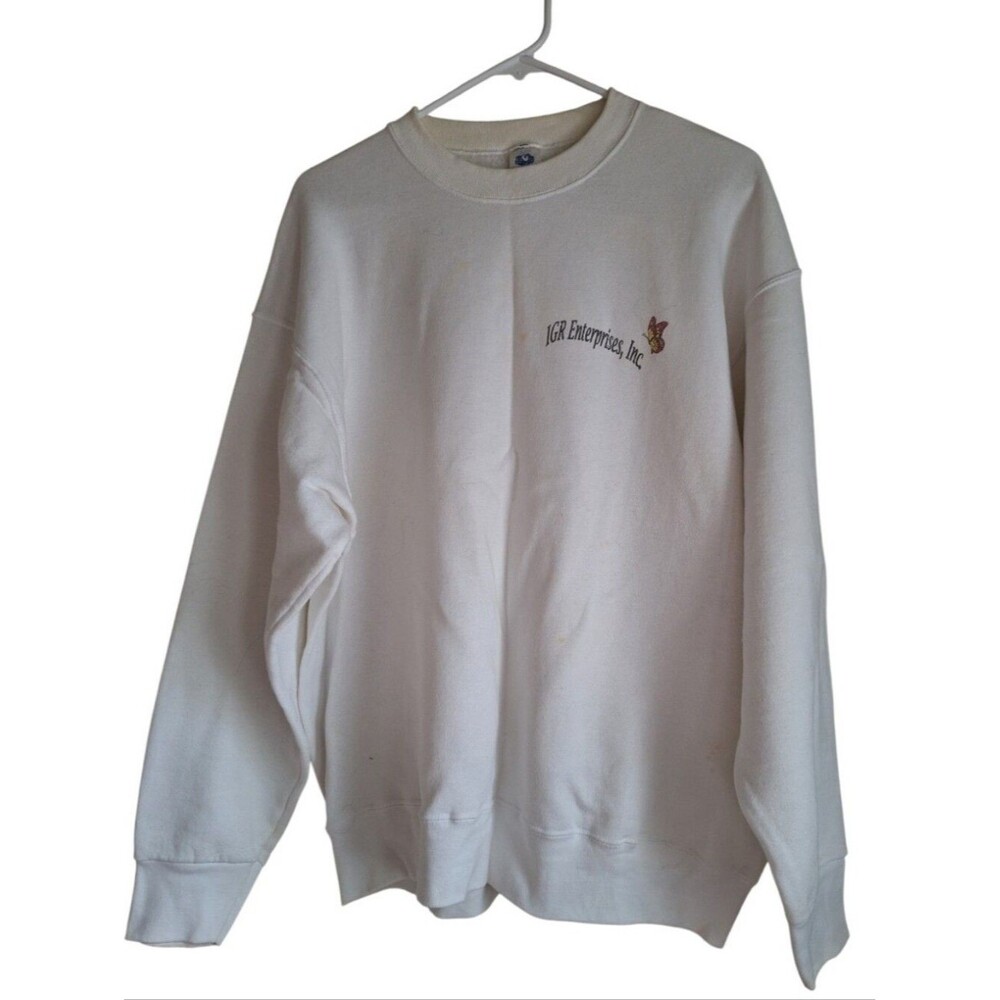 Cream Crewneck Sweatshirt - Men's Or Women's Sweatshirt